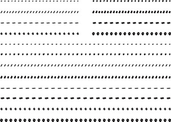 black hand drawn doodle lines,Set of cute hand drawn black borders,