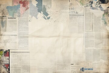 Poster - Educational newspaper backgrounds weathered.