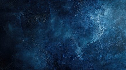 Poster - Dark blue background with a subtle black vignette, creating an elegant and vintage look