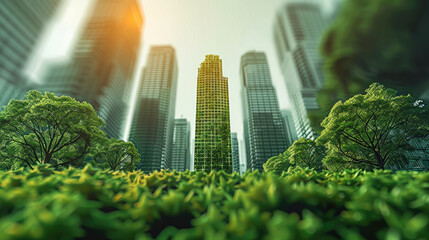 Poster - Developing a sustainable environmental friendly business strategy and reducing emissions globally to net zero carbon neutrality. Generative AI.