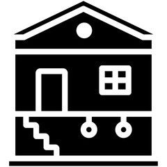 Sticker - Basement vector icon illustration of Home Improvements iconset.