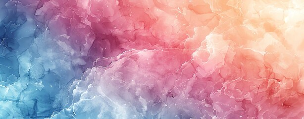 Wall Mural - Abstract watercolor background with soft colors and ample space for text