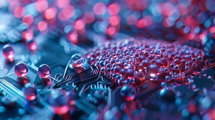 Poster - discover the integration of nanotechnology in future industries, where nano-scale materials and devi