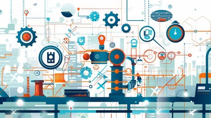 Poster - Discover the potential of smart manufacturing hubs, where collaborative ecosystems and digital innovation hubs drive industrial transformation.