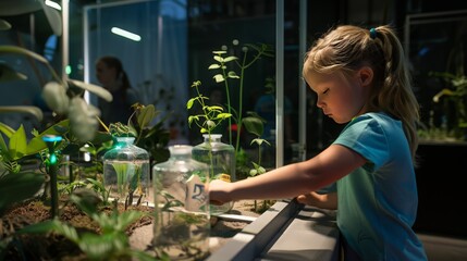 Poster - Experience the future of environmental science, where conservation efforts and sustainable practices protect biodiversity and natural resources.