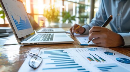 Poster - Understand the principles of fundamental analysis in the stock market, evaluating company financials, industry trends, and economic factors to assess stock value