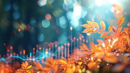Poster - Use our stock investment graph to identify seasonal trends in the market. Adjust your investment strategy to take advantage of cyclical patterns.