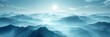 © Matt - Serene Misty Mountain Ranges Under a Soft Sunlight