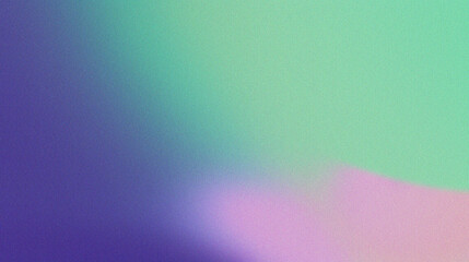 Grainy gradients texture as background in pink and green, abstract shapes, modern art wallpaper