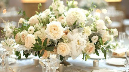 Poster - Floral arrangement for a wedding picture