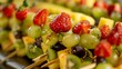 © Yelena - Fruit canapes are miniature pieces of fresh fruit image