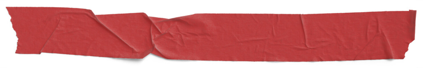 Poster - Red Long Wrinkled Masking Tape 1