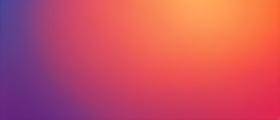 Wall Mural - Vibrant orange and purple gradient backdrop. Abstract colorful glow and pattern.