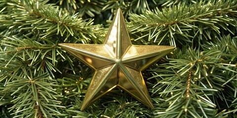 Poster - Abstract gold star background perfect for festive holiday decorations, gold, star, abstract, background, festive, holiday