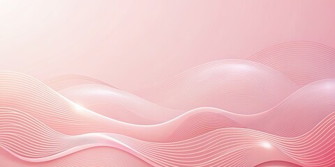 Poster - Pastel pink waves abstract background , soft, gentle, soothing, pastel, pink, waves, abstract, background, artistic, design