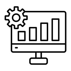 Poster - Growth Vector Line Icon