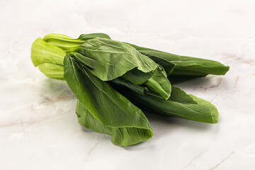 Wall Mural - Raw asian Pak Choy salad