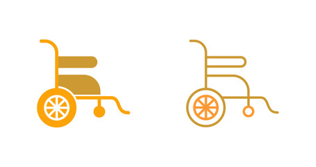 Wall Mural - Wheelchair Vector Icon