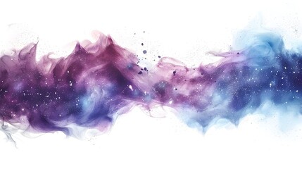 Sticker - Cosmic Nebulae   Abstract Swirling Celestial Clouds for Digital Design