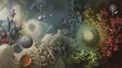 © Aris Suwanmalee - Abstract art with swirling, fractal shapes and muted colors.  A surreal and dreamlike composition.