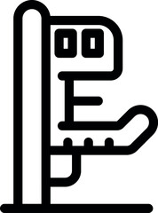Poster - Boxing speed bag equipment for training punching skills icon