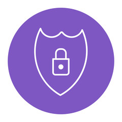 Canvas Print - Package Security Icon