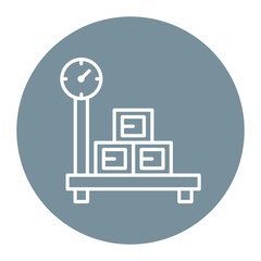 Sticker - Delivery Weighing Icon