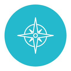 Sticker - Compass Icon