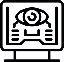 Poster - Computer vision technology is scanning and tracking eye movement