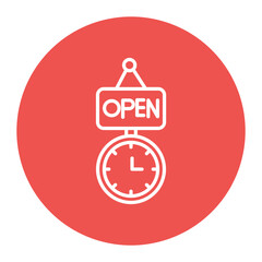 Poster - Opening Hours Icon