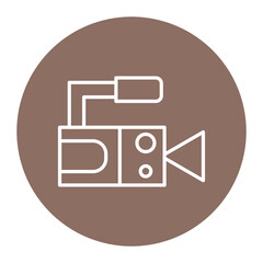 Canvas Print - Video Camera Icon