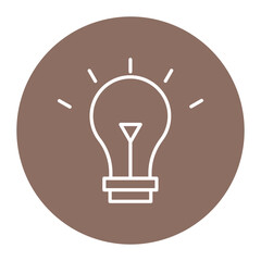 Sticker - Lamp Icon