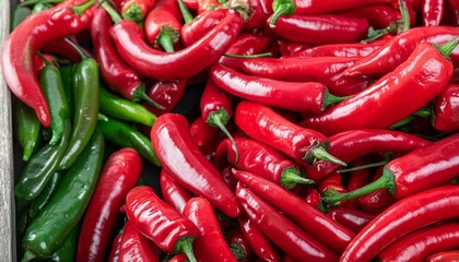 Red hot chili papper. Spicy chilli pepper background