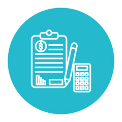 Sticker - Income Statement Icon