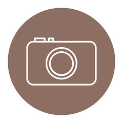 Canvas Print - Compact Camera Icon