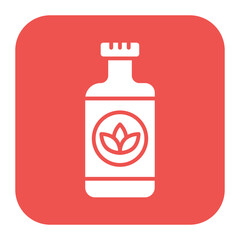 Sticker - Oil vector icon. Can be used for Skincare iconset.