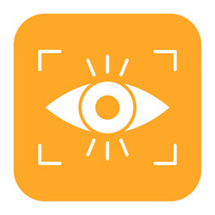 Poster - Vision vector icon. Can be used for Home Based Business iconset.