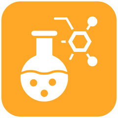 Poster - Chemical vector icon. Can be used for Lab iconset.