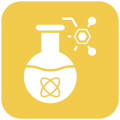 Sticker - Science vector icon. Can be used for Lab iconset.