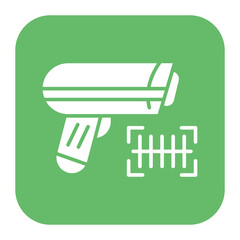 Poster - Scanner vector icon. Can be used for Warehouse iconset.