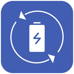 Sticker - Renew vector icon. Can be used for Battery and Power iconset.