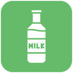 Wall Mural - Milk Bottle vector icon. Can be used for Baby Shower iconset.