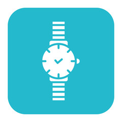 Poster - Watch vector icon. Can be used for Retro iconset.