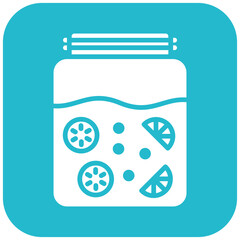 Sticker - Infusion Drink vector icon. Can be used for Beverages iconset.