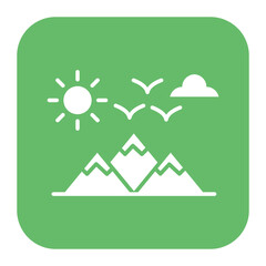 Wall Mural - Adventure vector icon. Can be used for Vacation Planning iconset.