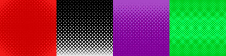 Poster - Abstract halftone pattern collection