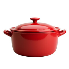 Red kitchen casserole pot clip art