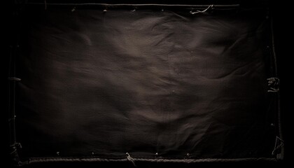 Wall Mural - dark old grunge canvas texture vintage background