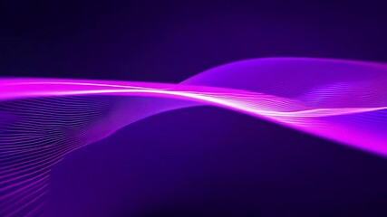 Poster - Purple Gradient Wave Background Animation Generative AI