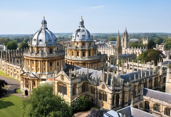 Wall Mural - A view of Oxford University in the United Kingdom